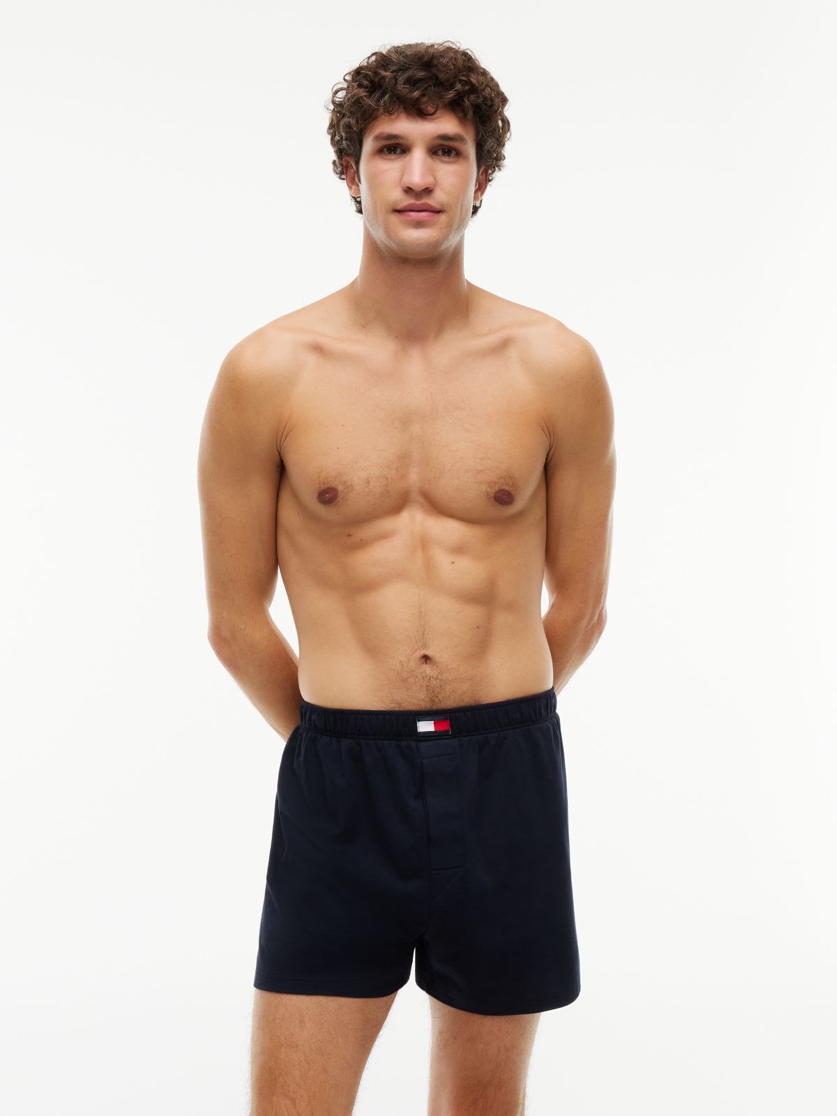 Knit Boxer — Blue Wave