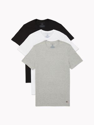 Cotton Classics Undershirt 3-Pack, White/Grey/Black