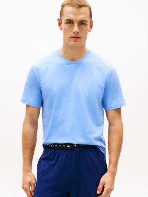 Мужские топы Tommy Hilfiger Cotton Classics Crewneck Undershirt 3-Pack, цвет: Морской — фото 6