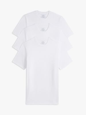Cotton Classics Crewneck Undershirt 3-Pack, White