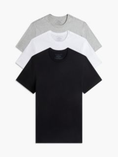 Cotton Classics Crewneck Undershirt 3-Pack — Black Pepper 1