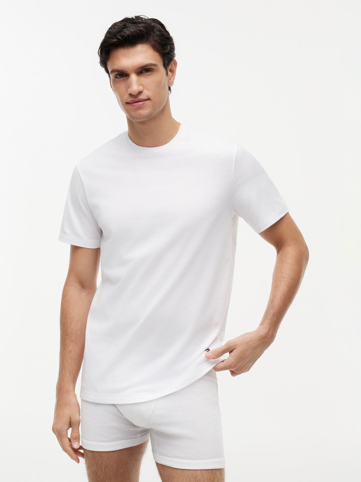 Cotton Classics Crewneck Undershirt 3-Pack — Fossil