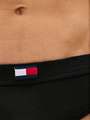 Трусы-брифы Hip для мужчин, хлопок, 4 шт. — Tommy Hilfiger, цвет: Чёрный / Разноцветный — фото 3