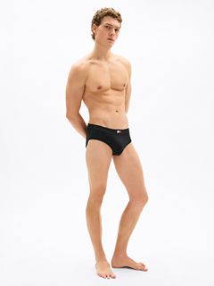 Cotton Classics Hip Brief 4-Pack — Black / Multi 4