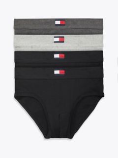 Cotton Classics Hip Brief 4-Pack — Black / Multi 1