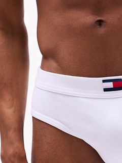 Cotton Classics Hip Brief 4-Pack — White 3