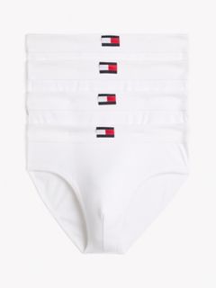 Cotton Classics Hip Brief 4-Pack — White 6