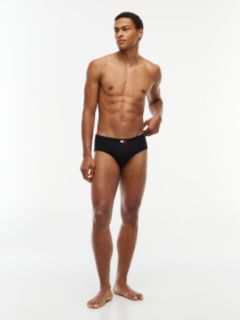 Cotton Classics Hip Brief 4-Pack — Black 3