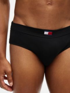 Cotton Classics Hip Brief 4-Pack — Black 4
