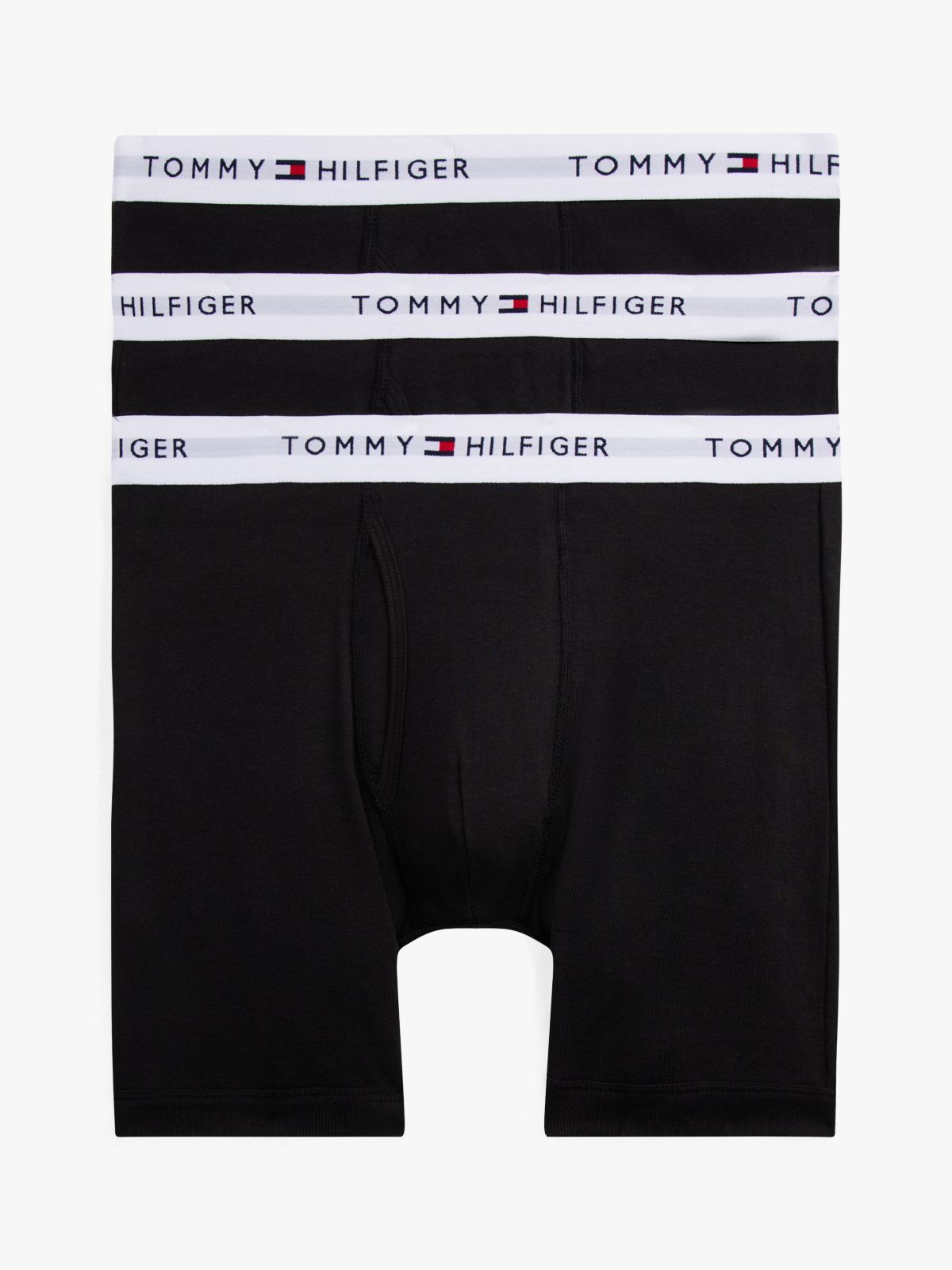 Cotton Classics Boxer Brief 3-Pack — Black