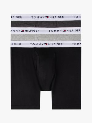 Cotton Classics Boxer Brief 3-Pack, Grey Heather