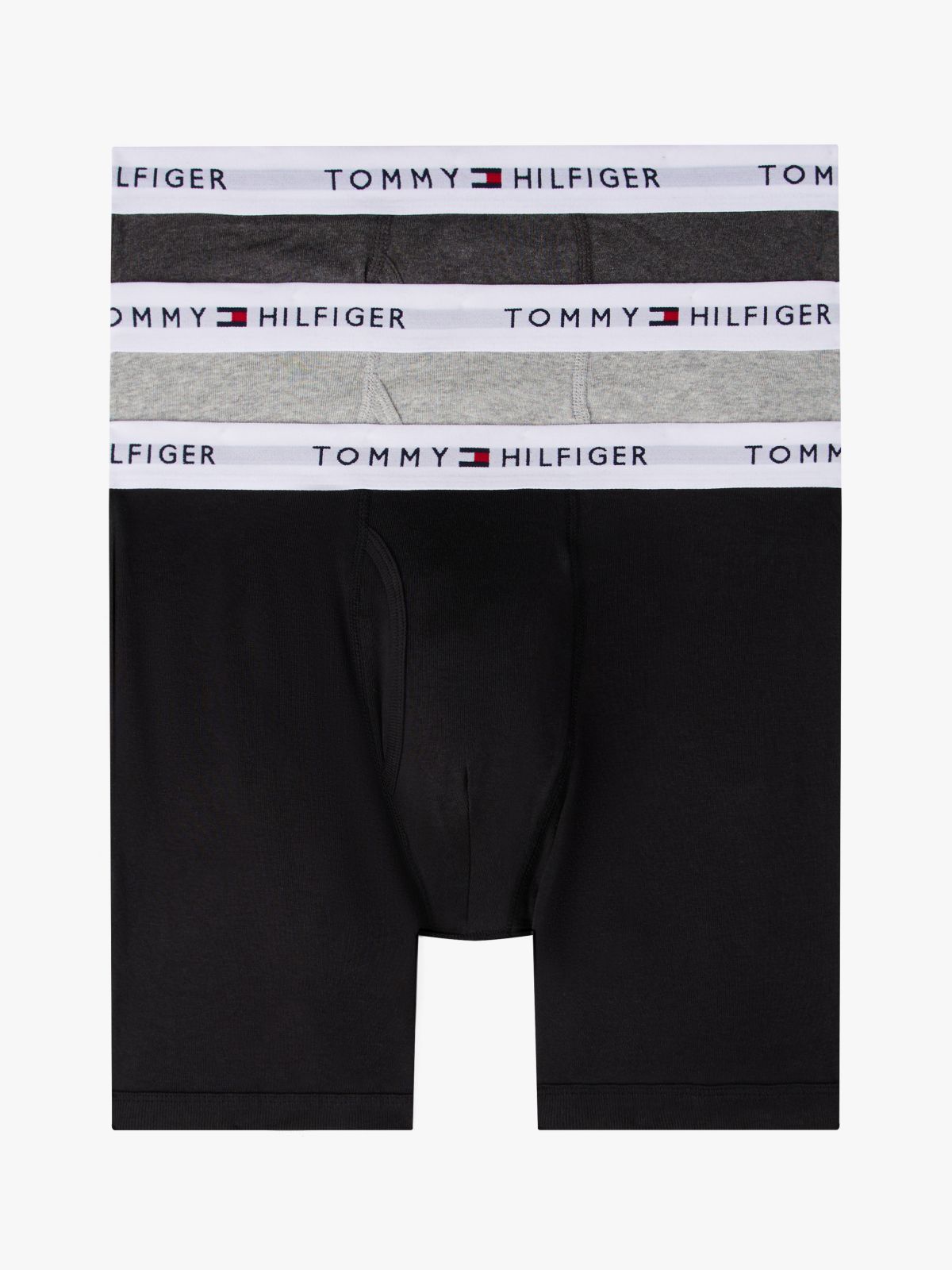 Cotton Classics Boxer Brief 3-Pack — Grey Heather