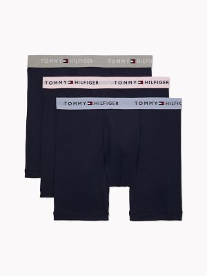 Cotton Classics Boxer Brief 3-Pack, Navy Multi