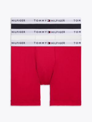 Cotton Classics Boxer Brief 3-Pack, Red