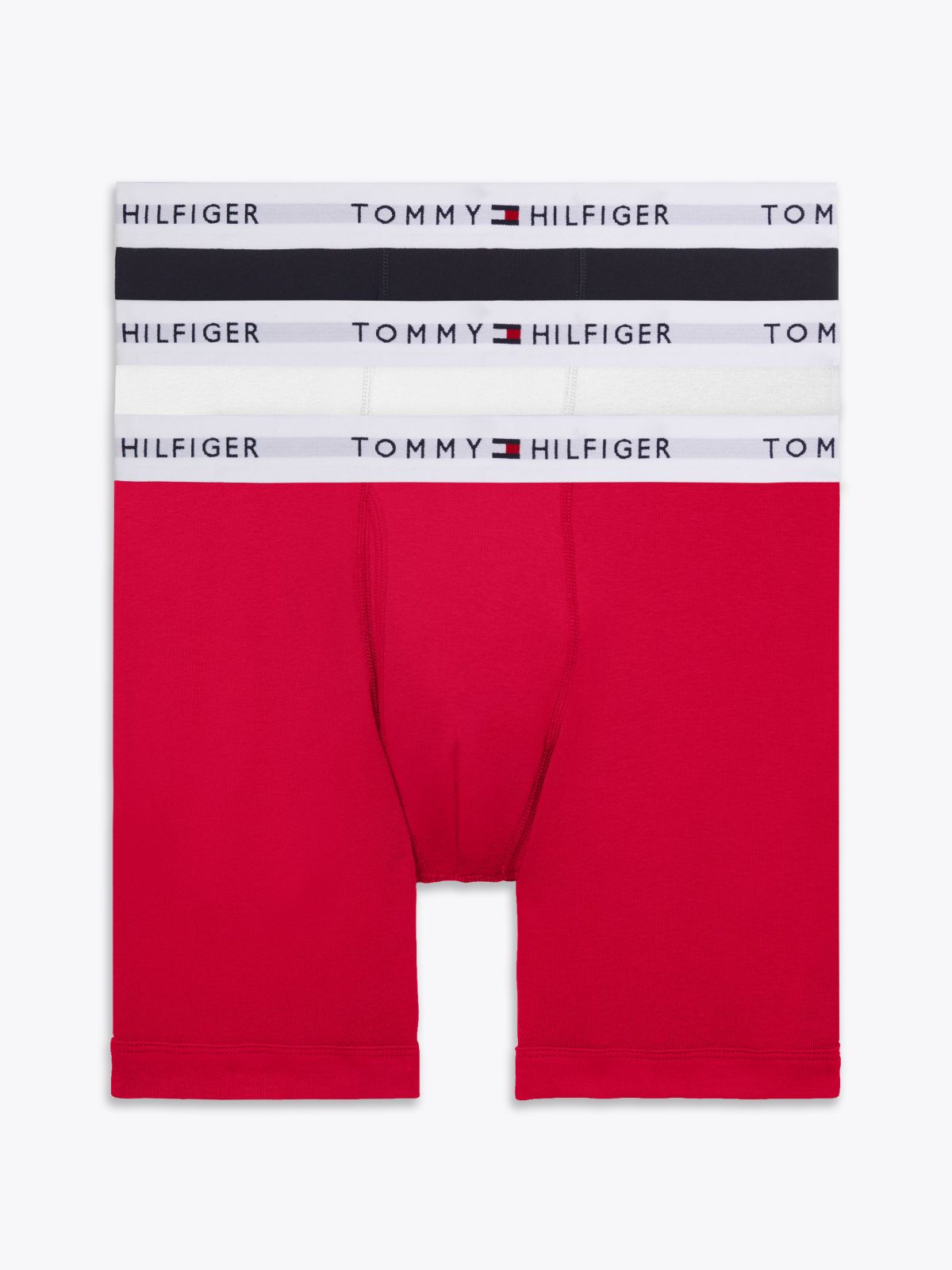 Cotton Classics Boxer Brief 3-Pack — Red