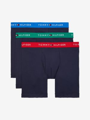 Cotton Classics Boxer Brief 3-Pack, Navy/Multi