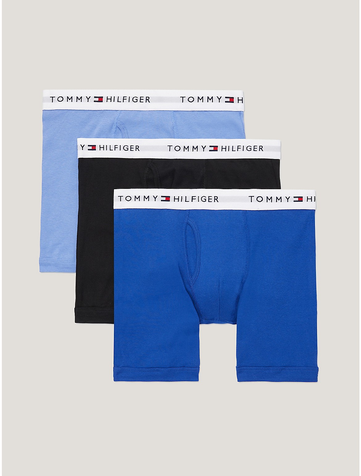 Tommy Hilfiger Cotton Classics Boxer Brief 3pk In Ink Blue