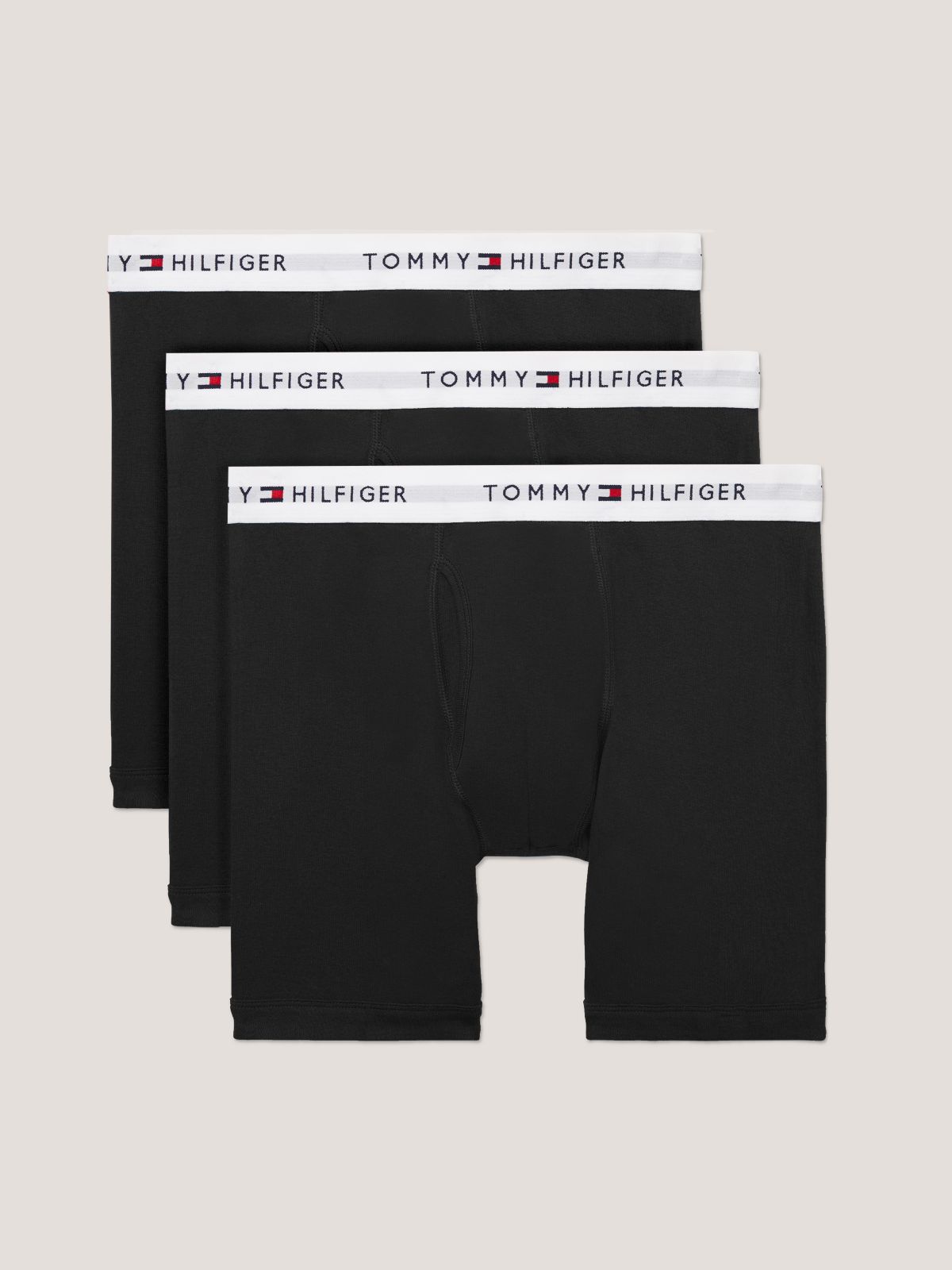 Cotton Classics Boxer Brief 3-Pack — Black