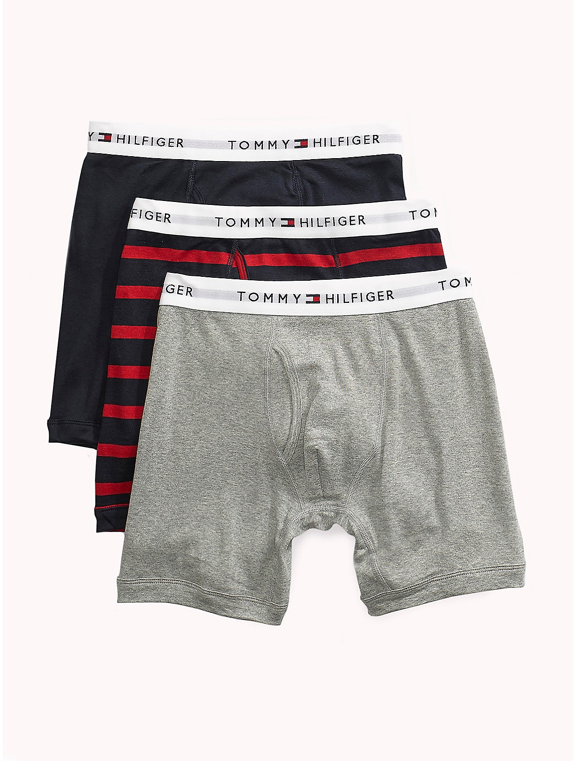 Tommy Hilfiger Men's Cotton Classics Boxer Brief 3-Pack - Multi - XL