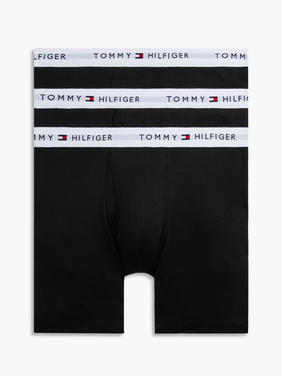 Cotton Classics Boxer Brief 3-Pack — Black