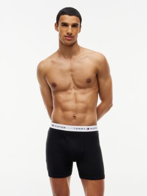 Cotton Classics Boxer Brief 3-Pack, Black