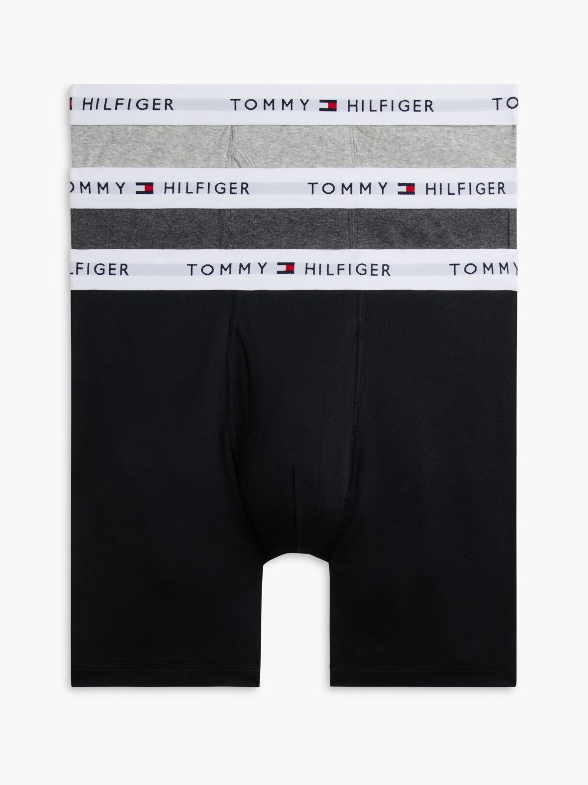 Cotton Classics Boxer Brief 3-Pack — Grey Heather