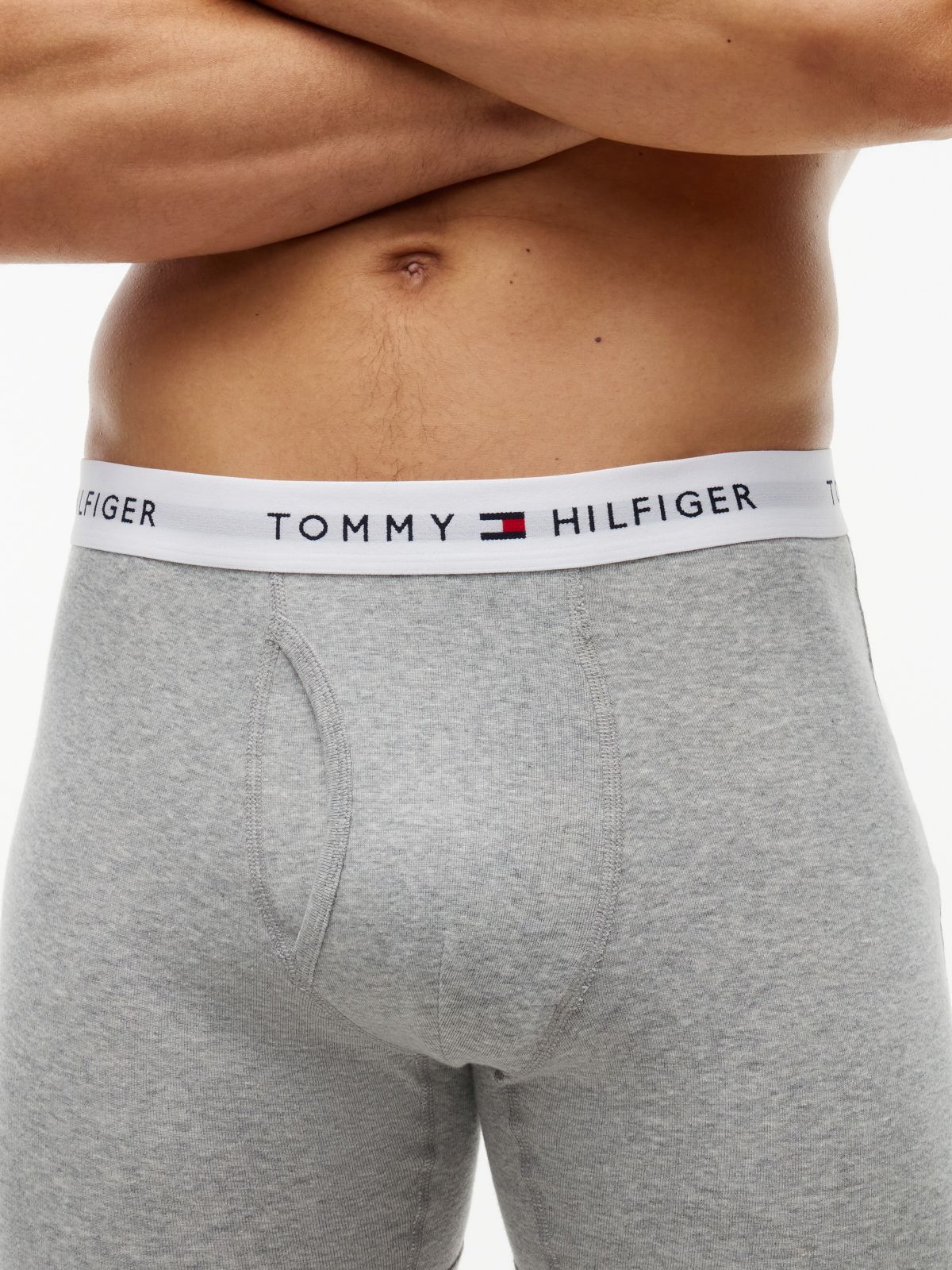 Cotton Classics Boxer Brief 3-Pack — Grey Heather