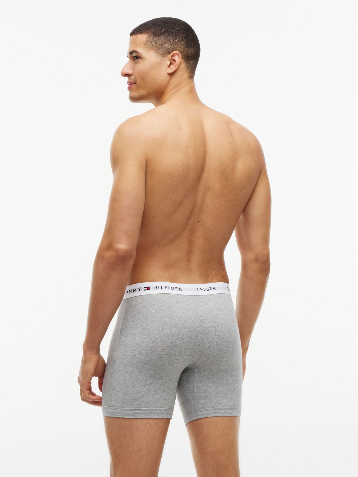 Cotton Classics Boxer Brief 3-Pack — Grey Heather