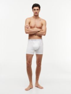 Cotton Classics Boxer Brief 3-Pack — White 3