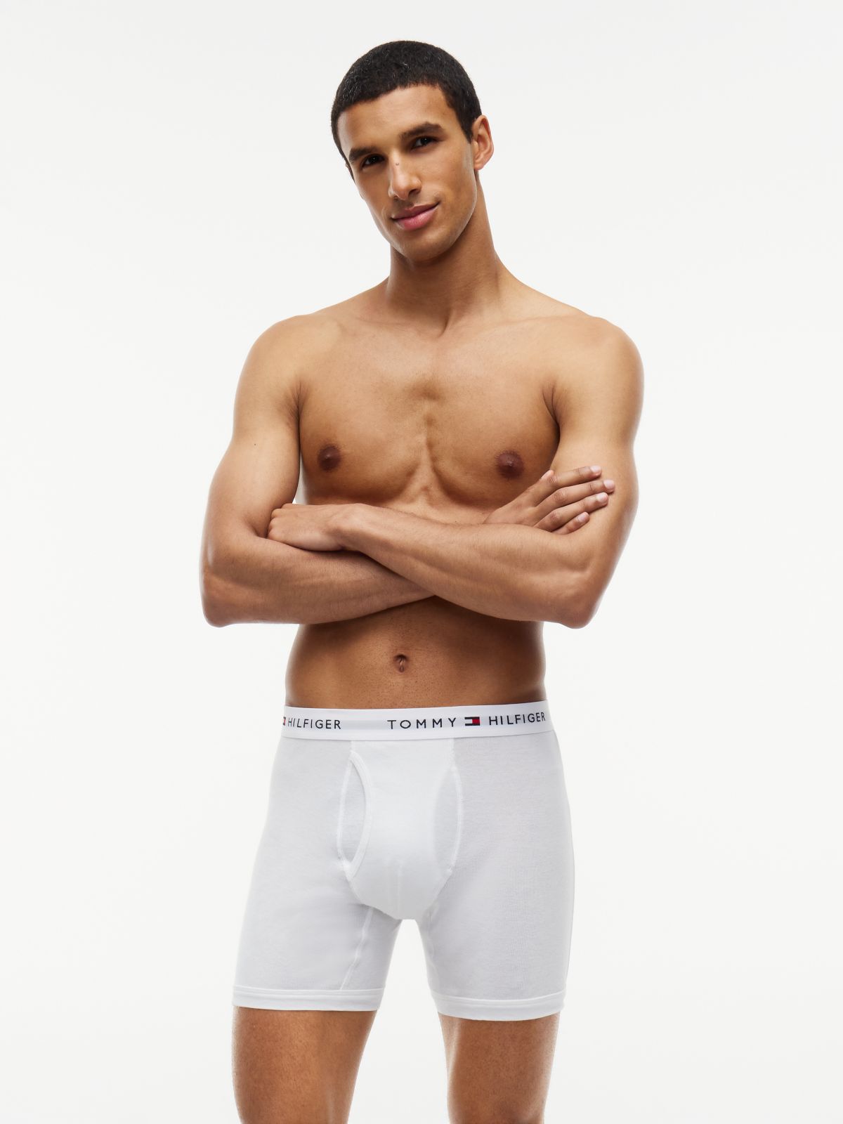 Cotton Classics Boxer Brief 3-Pack — Red