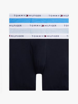 Cotton Classics Boxer Brief 3-Pack, Blue Wave