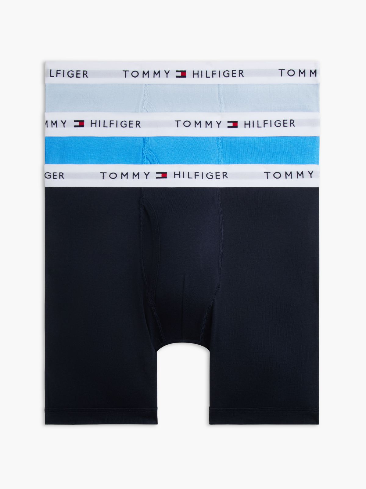 Cotton Classics Boxer Brief 3-Pack — Blue Wave