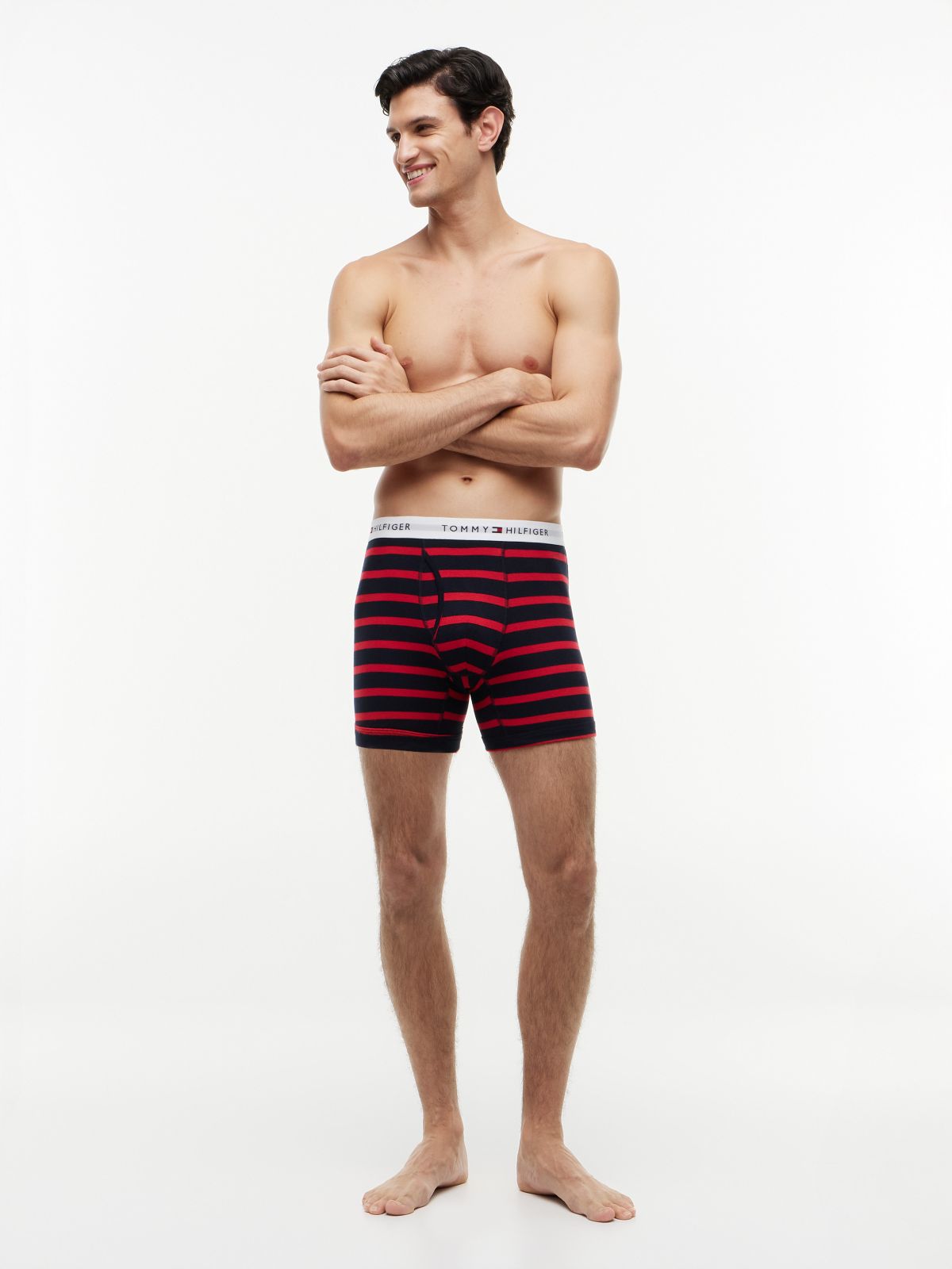 Cotton Classics Boxer Brief 3-Pack — Lava