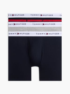 Трусы-боксеры Classics для мужчин, хлопок, 3 шт. — Tommy Hilfiger, цвет: Lava — фото 1