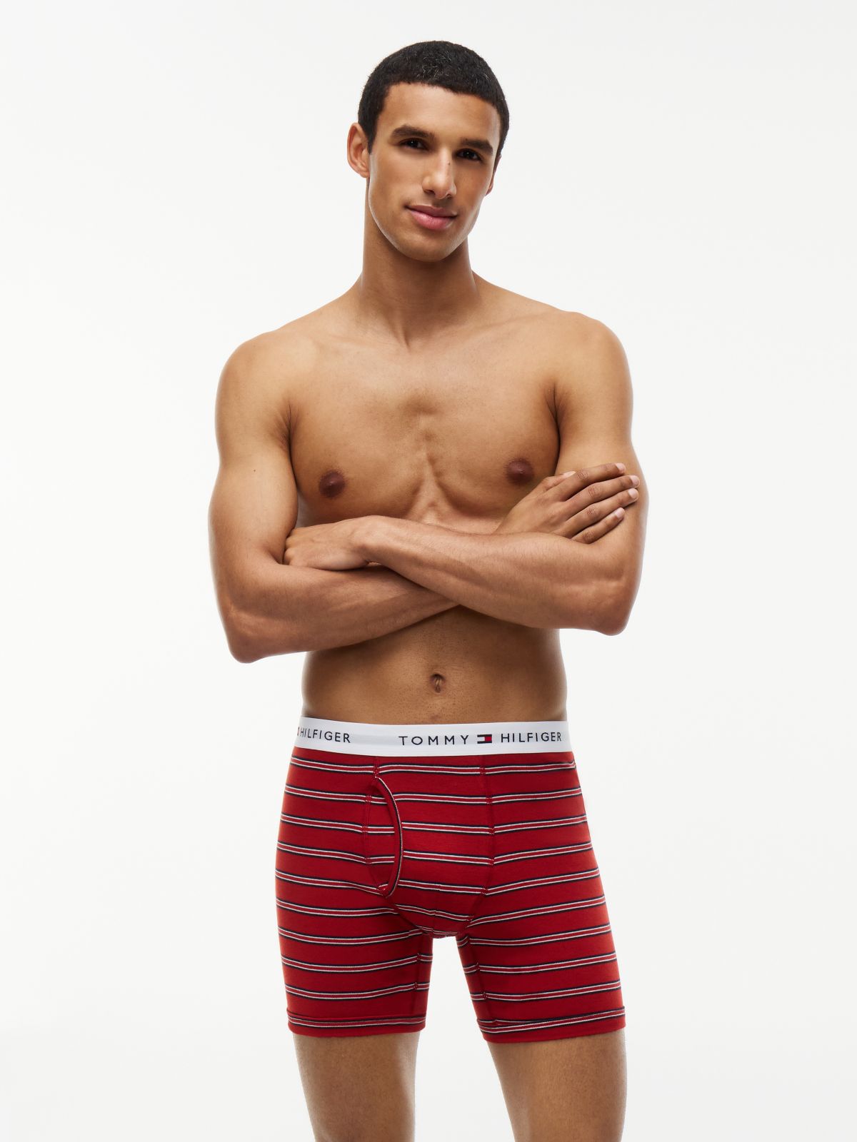 Cotton Classics Boxer Brief 3-Pack — Red Clay