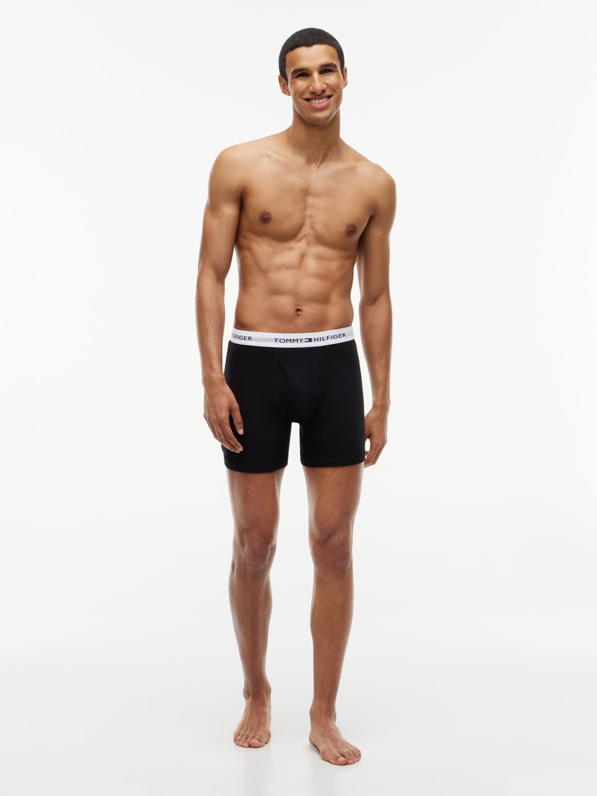 Cotton Classics Boxer Brief 5-Pack — Black