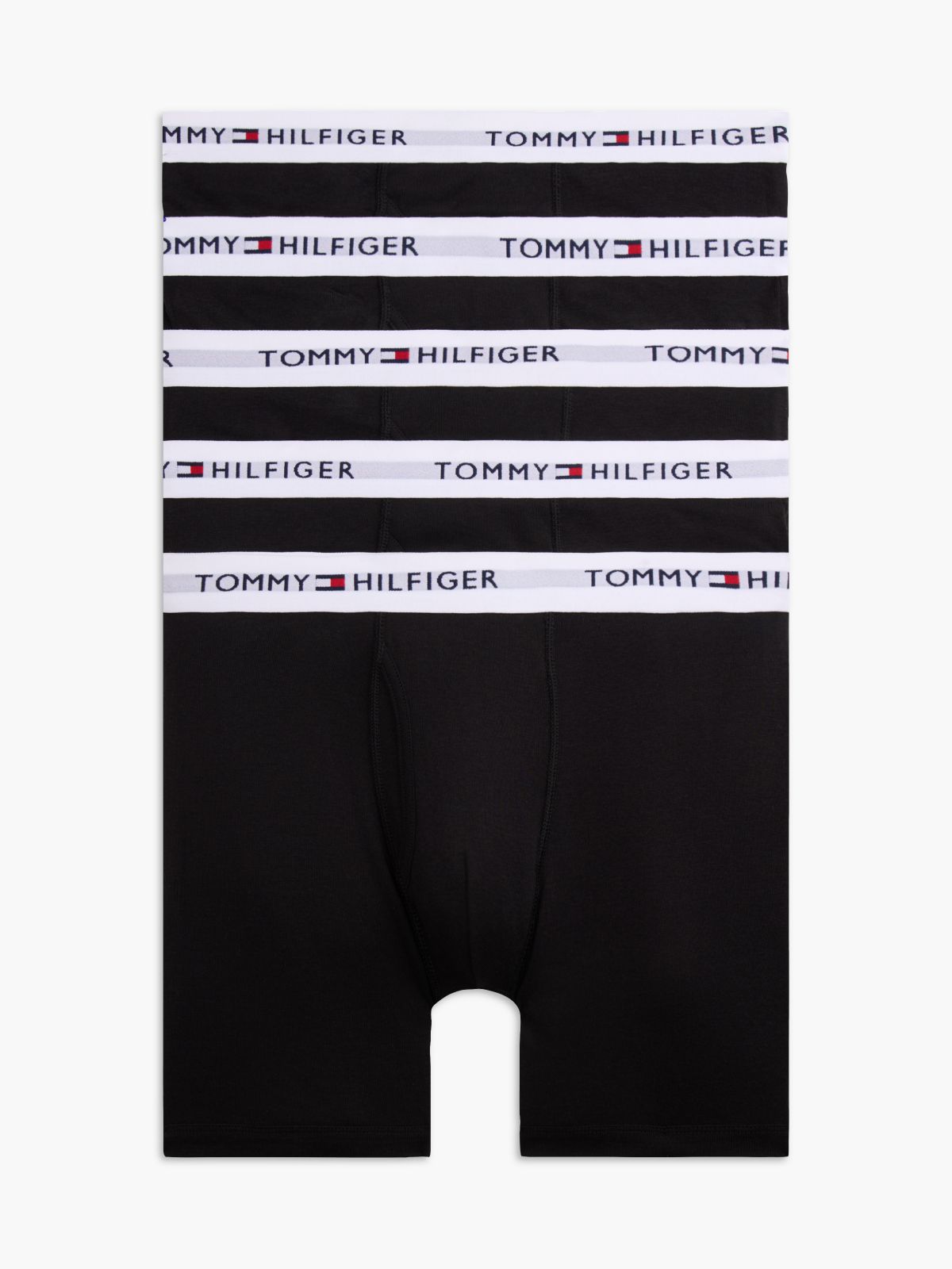 Cotton Classics Boxer Brief 5-Pack — Black