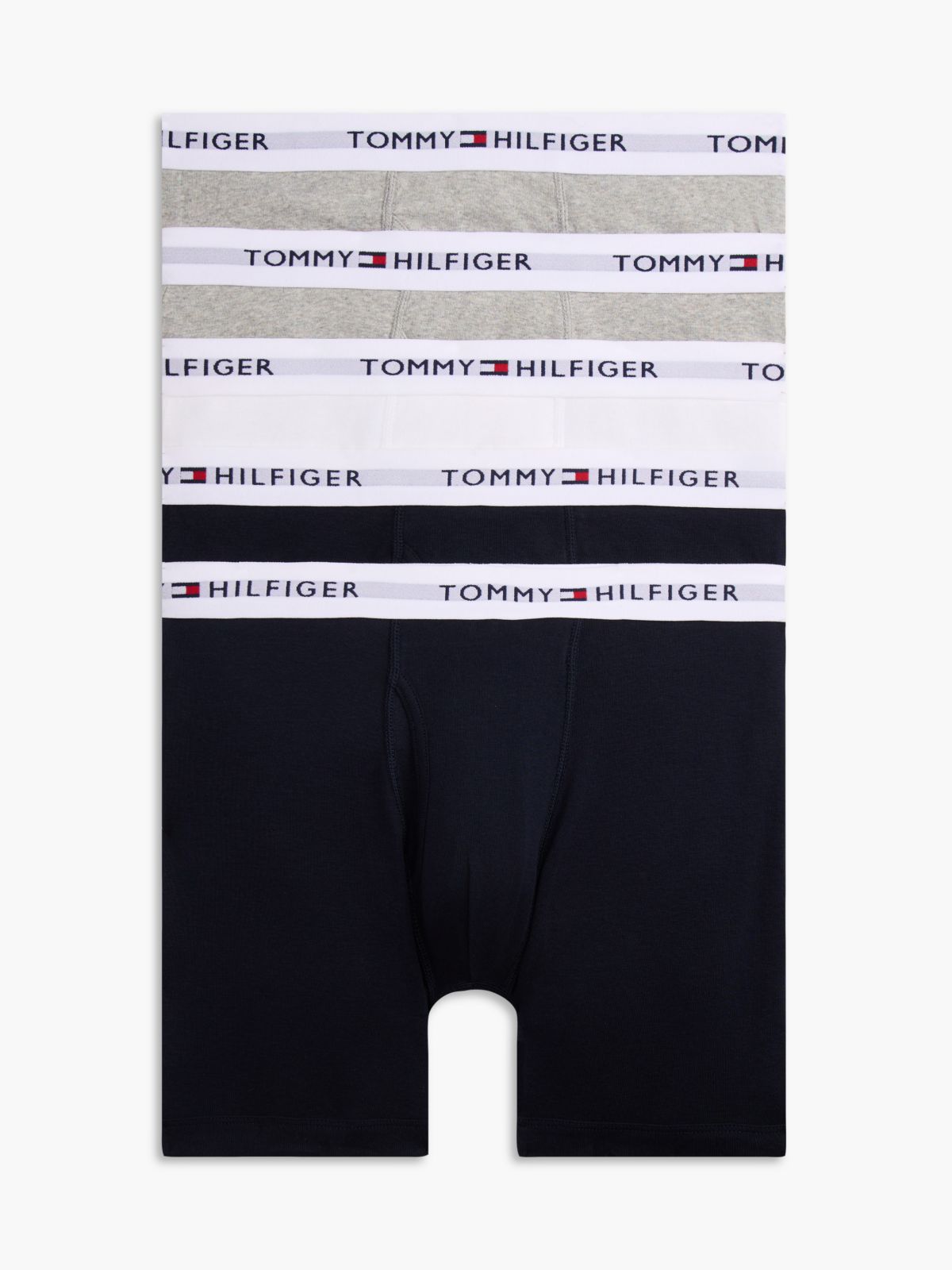 Cotton Classics Boxer Brief 5-Pack — Storm