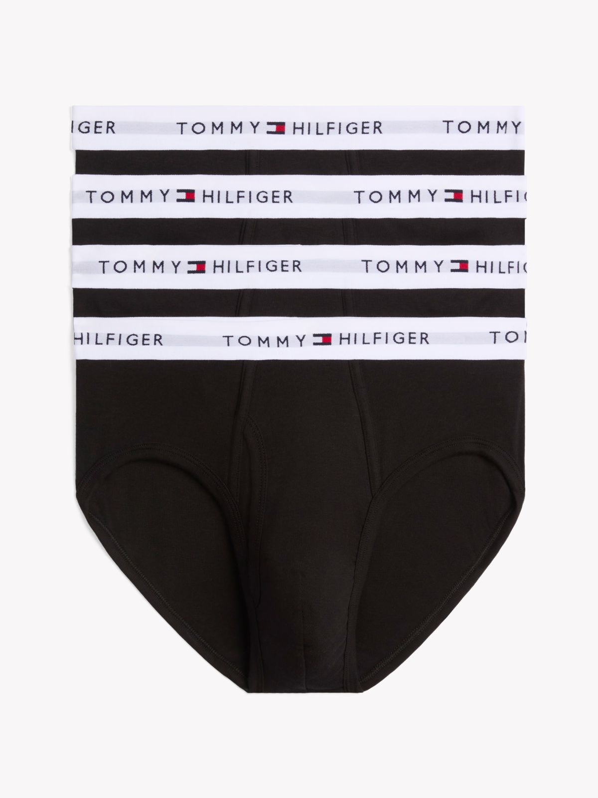 Cotton Classics Brief 4-Pack — Black