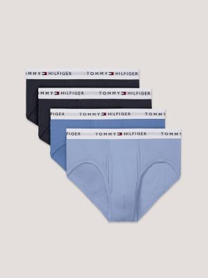 Cotton Classics Brief 4-Pack, Soft Blue