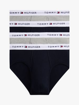 Cotton Classics Brief 4-Pack, Grey Multi