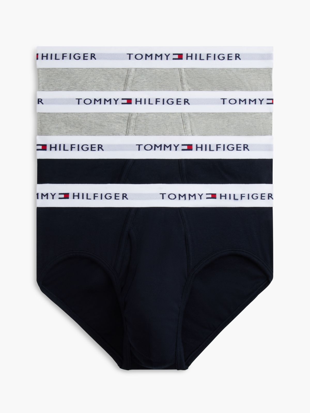Cotton Classics Brief 4-Pack — Grey Multi