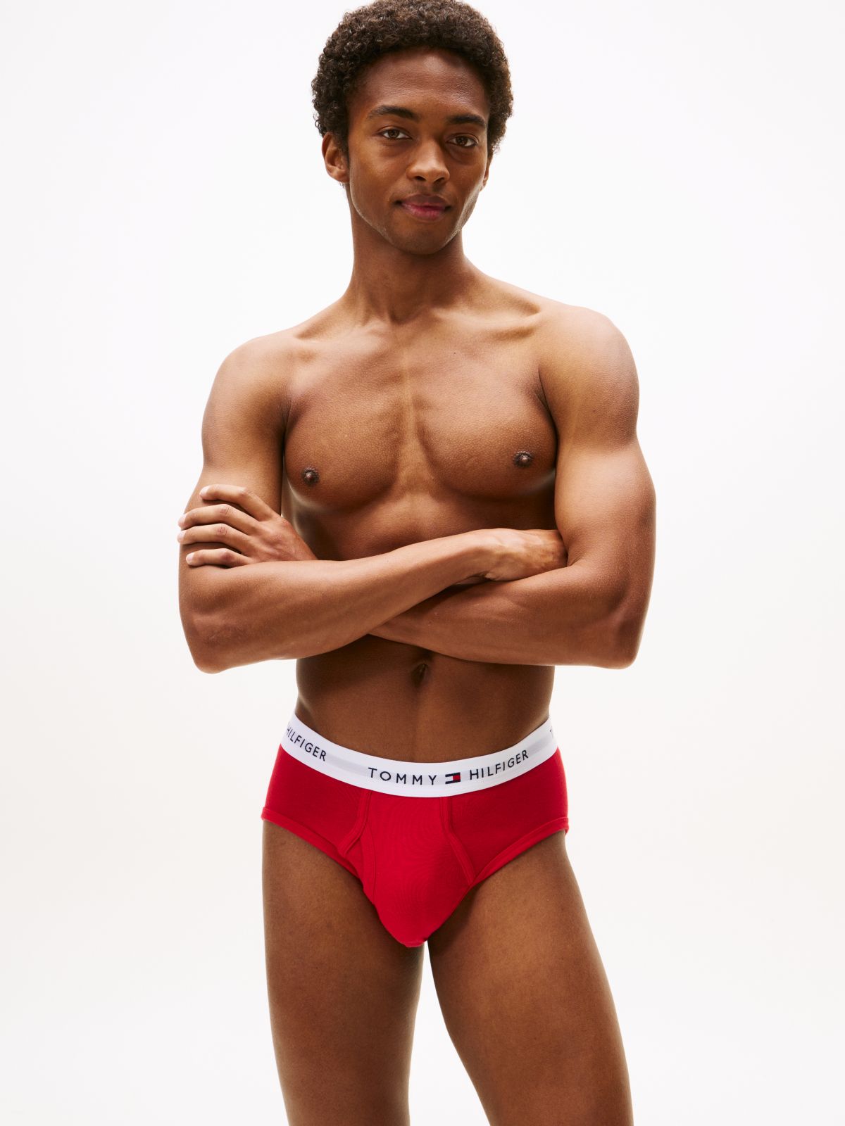 Cotton Classics Brief 4-Pack — Red Multi