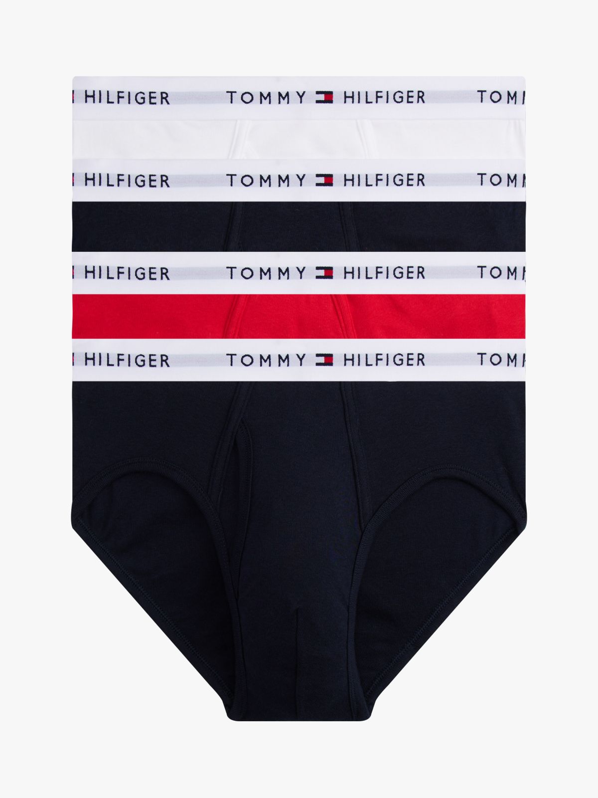 Cotton Classics Brief 4-Pack — Red Multi