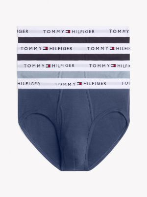 Cotton Classics Brief 4-Pack, Vintage Blue