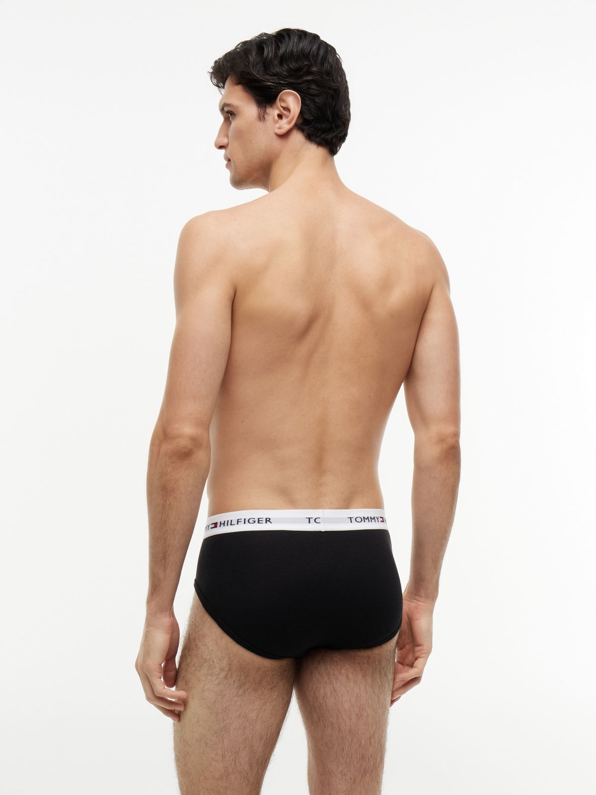 Cotton Classics Brief 4-Pack — Black