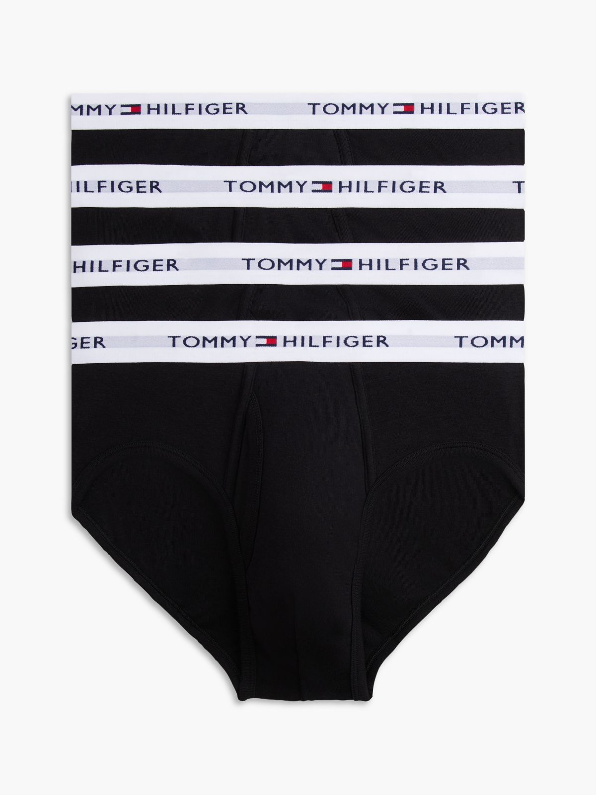 Cotton Classics Brief 4-Pack — Black