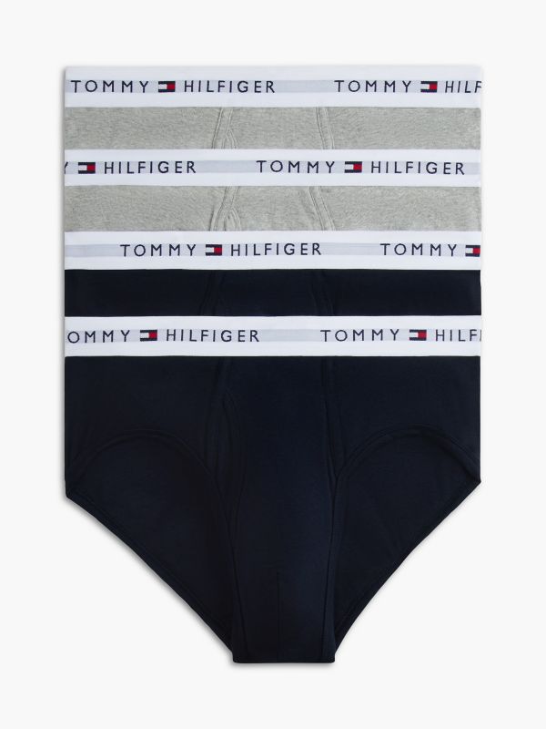 Cotton Classics Brief 4-Pack — Grey Multi