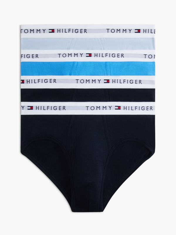 Cotton Classics Brief 4-Pack — Blue Wave