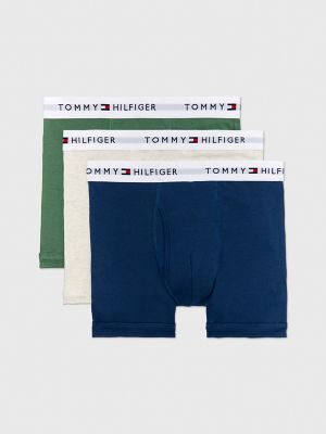 Cotton Classics Trunk 3-Pack, Myrtle Blue/Oatmeal Heather/Insignia Blue